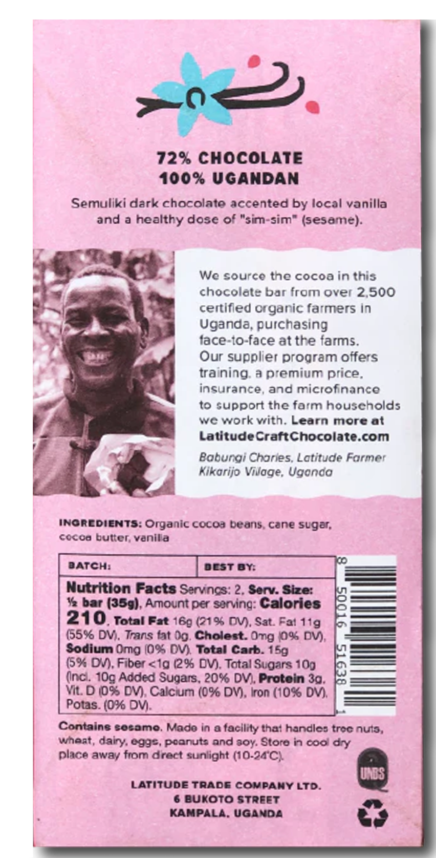 Latitude 4-Pack Classic Chocolate Bar Collection