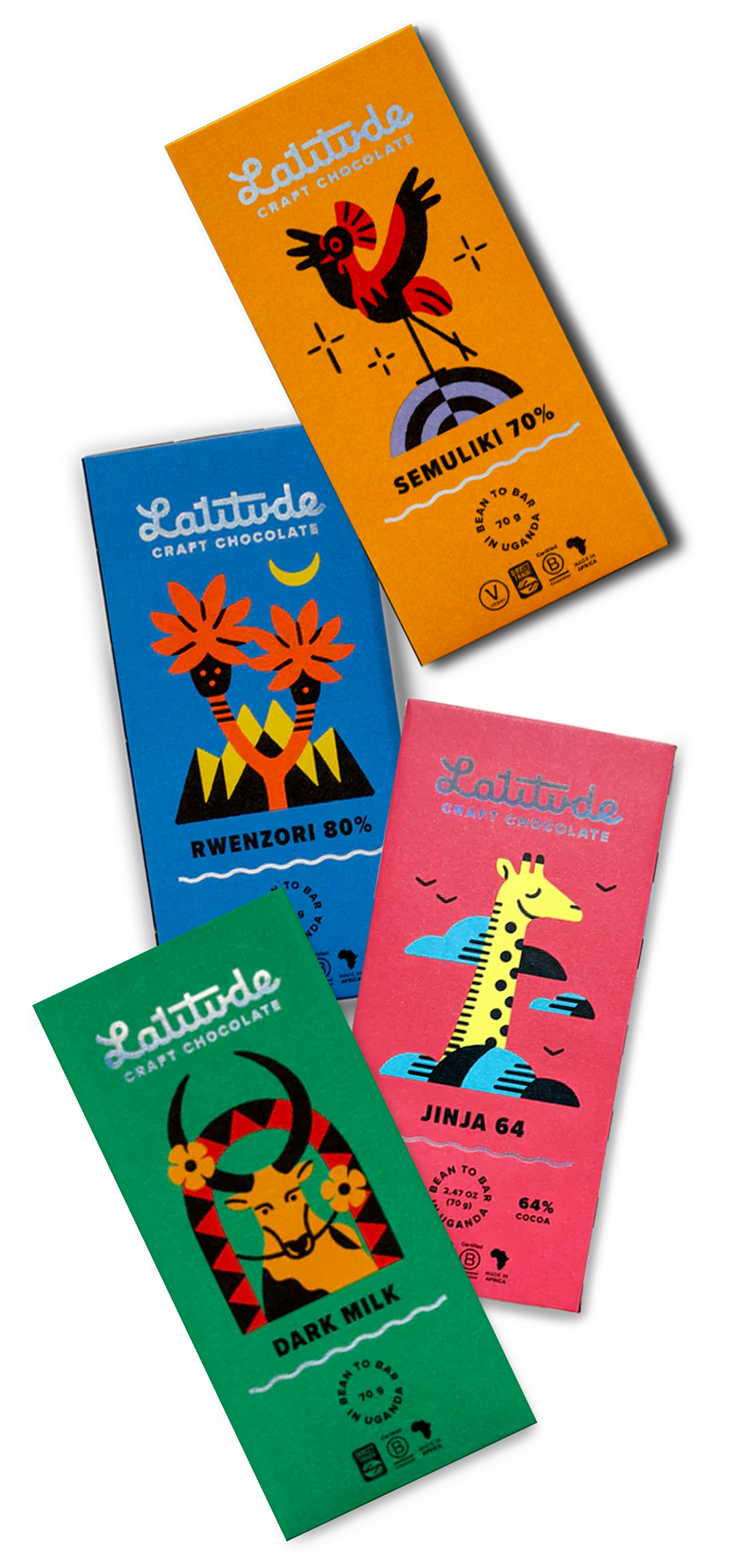 Latitude 4-Pack Bold Chocolate Bar Collection