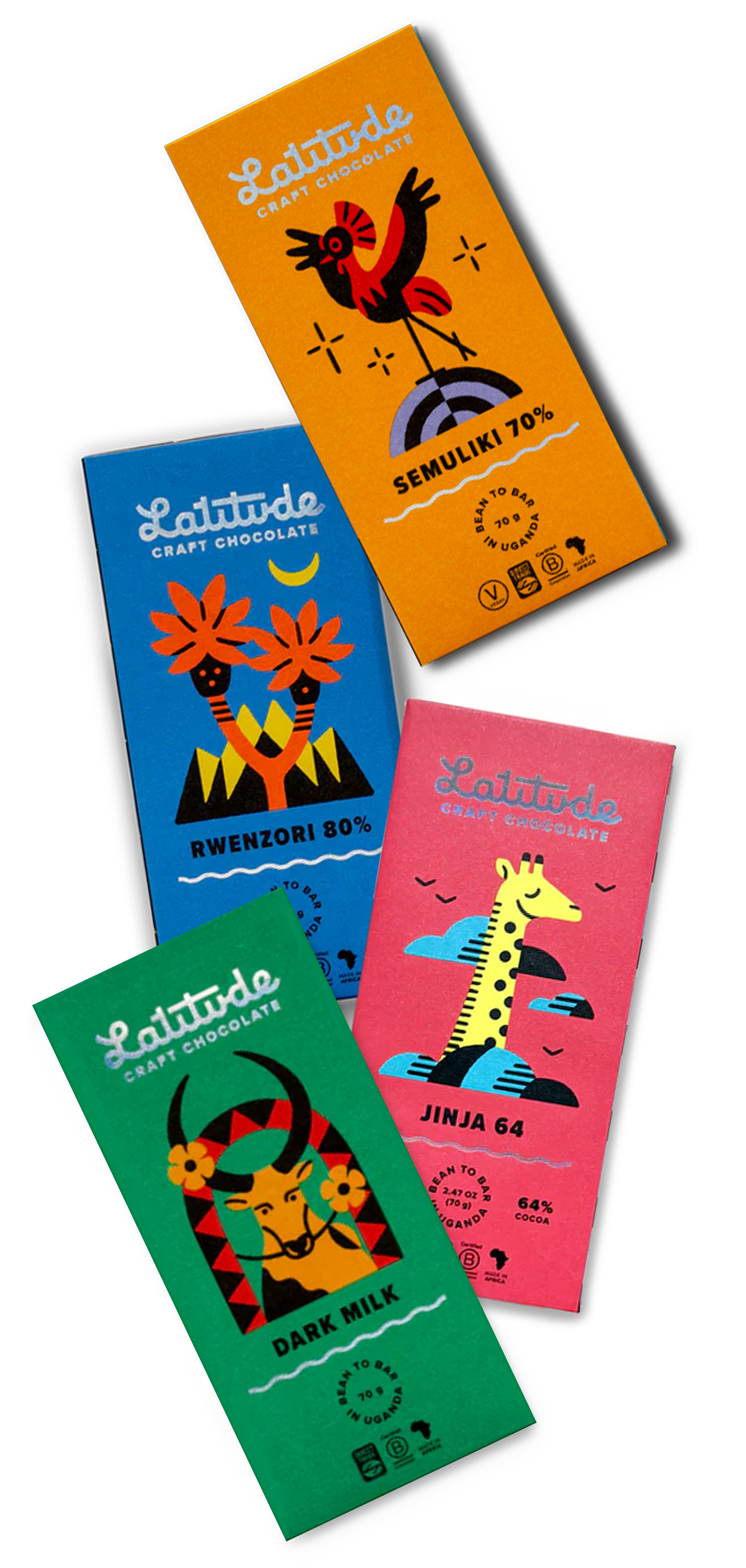 Latitude 4-Pack Bold Chocolate Bar Collection
