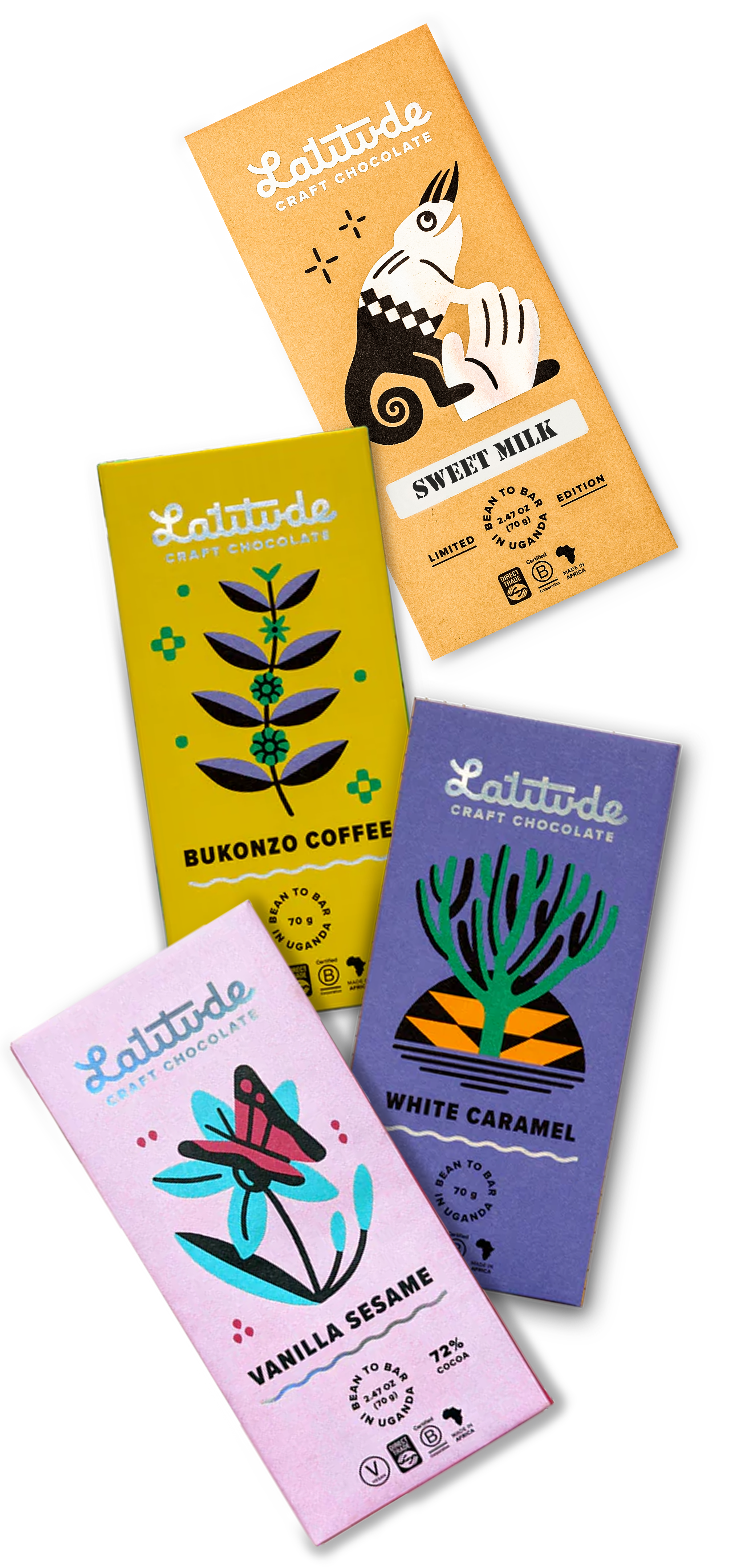 Latitude 4-Pack Classic Chocolate Bar Collection