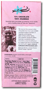 Latitude Vanilla Sesame Chocolate Bar
