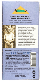 Latitude White Caramel Chocolate Bar